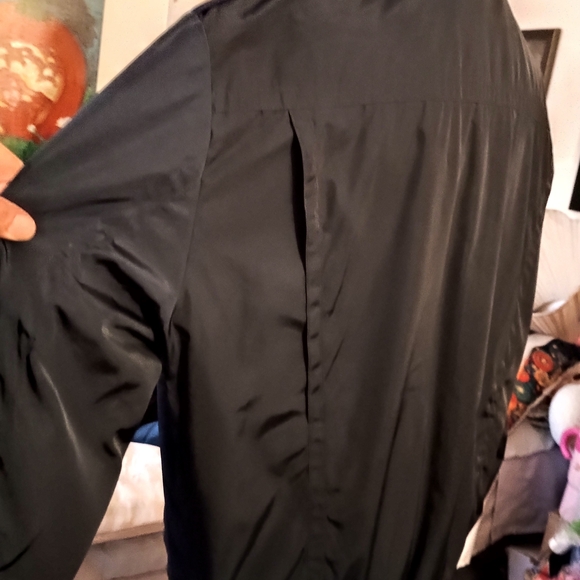 Men's Gucci Navy Blue Polyester and Ribbed Knit Button-Front Jacket - Picture 5 of 12